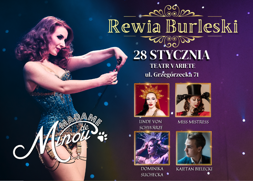 Rewia Burleski od Madame de Minou 28.01.2025 KRAKÓW